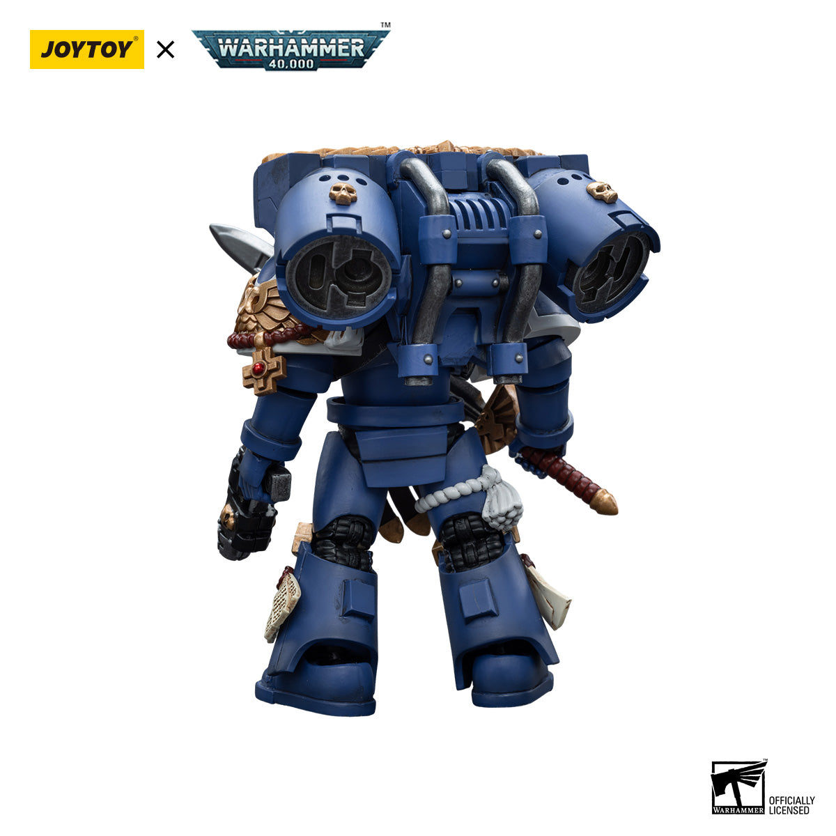 JOYTOY Warhammer 40K Ultramarines Vanguard Veteran Sergeant figure
