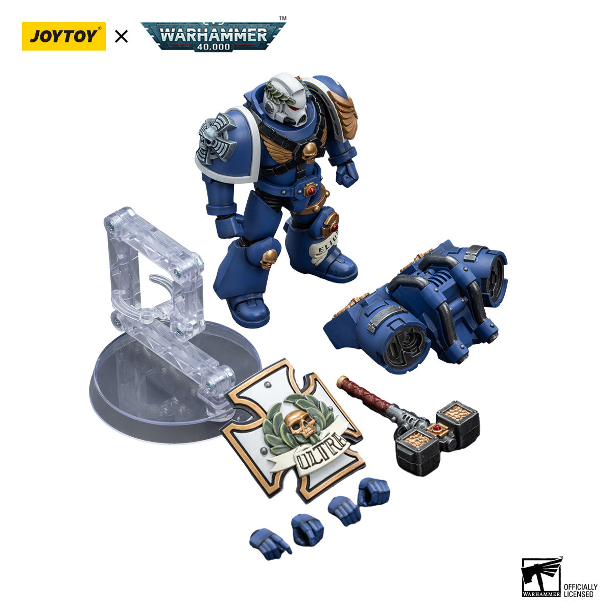 JOYTOY Warhammer 40K Ultramarines Vanguard Veteran figure