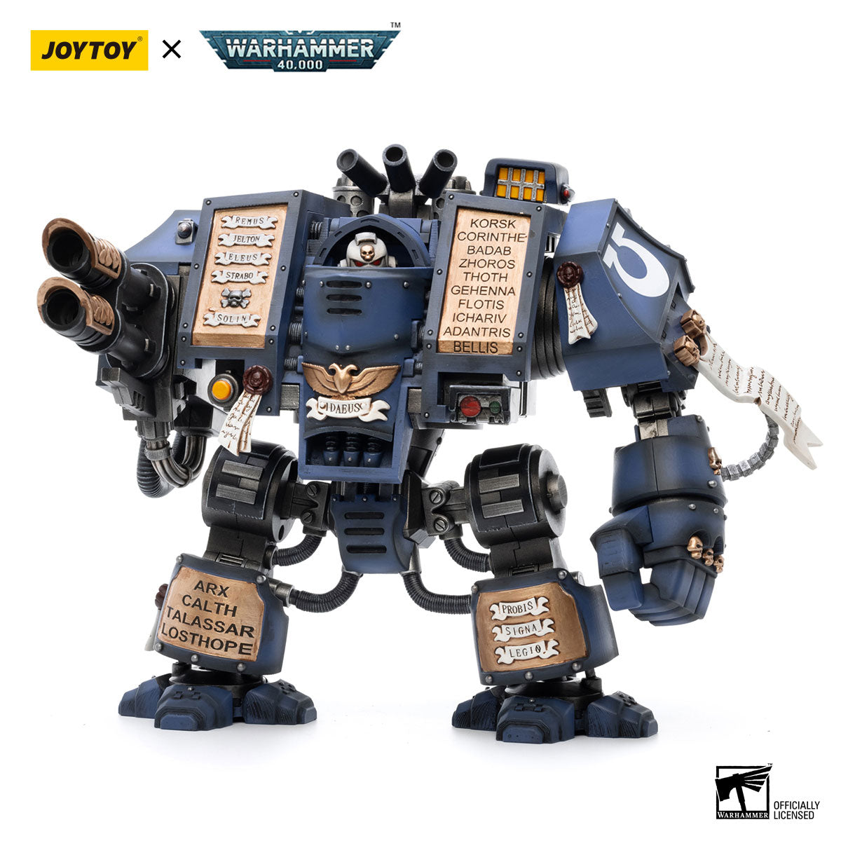JOYTOY Warhammer 40K Ultramarines Venerable Dreadnought figure