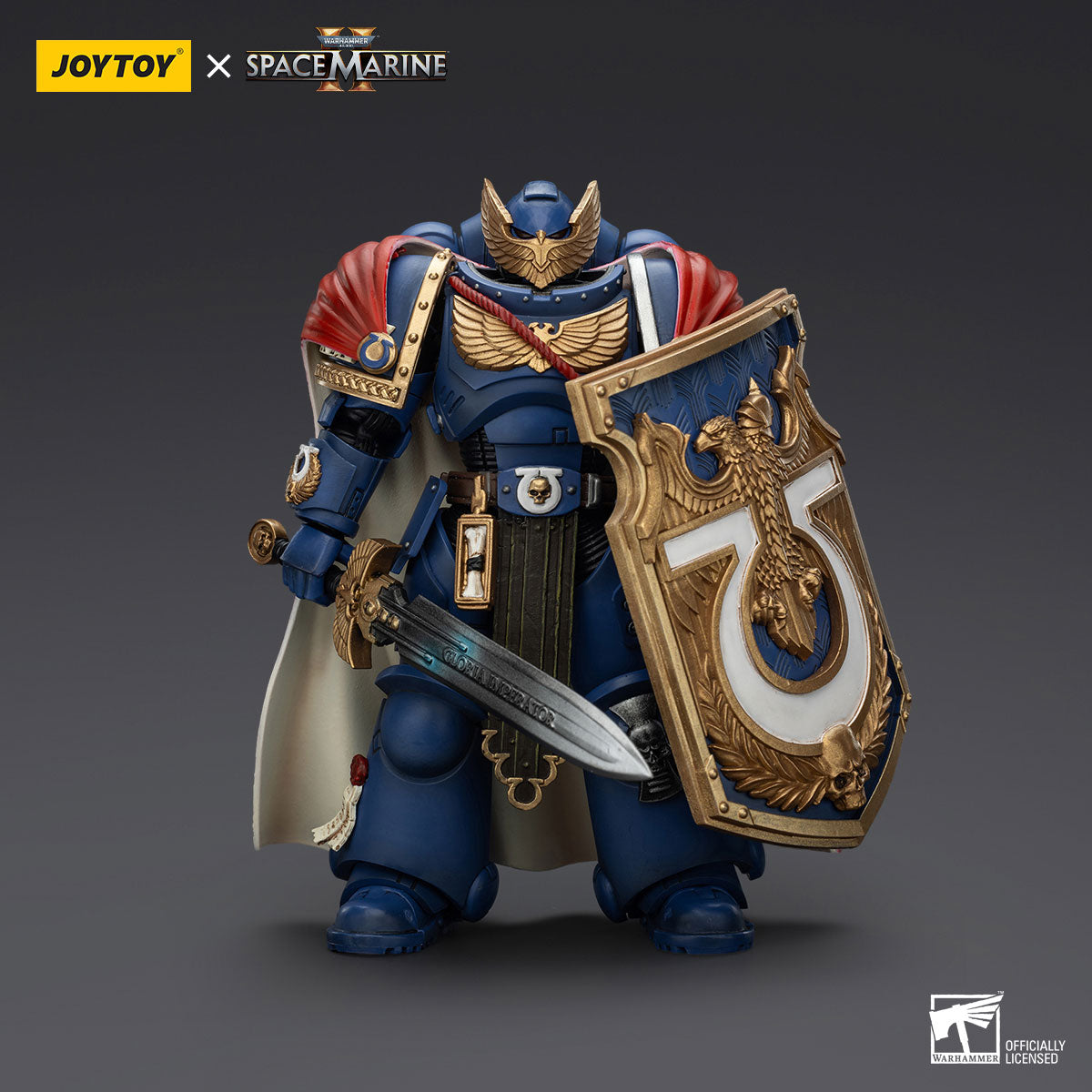 JOYTOY Warhammer 40K Space Marine 2 Ultramarines Victrix Honour Guard figure