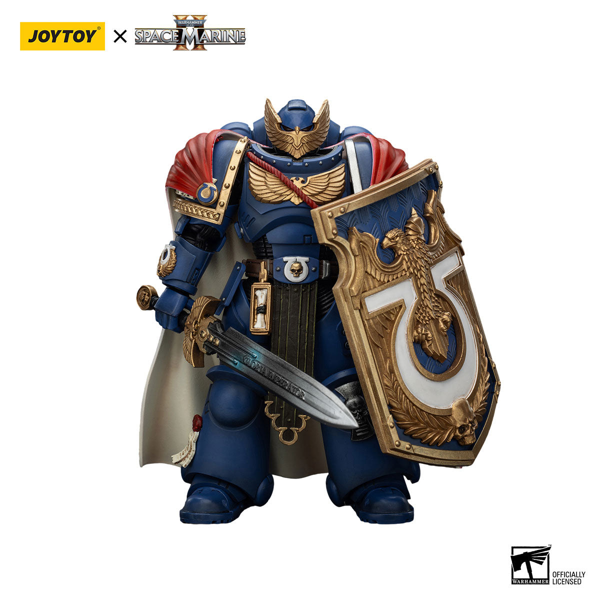 JOYTOY Warhammer 40K Space Marine 2 Ultramarines Victrix Honour Guard figure