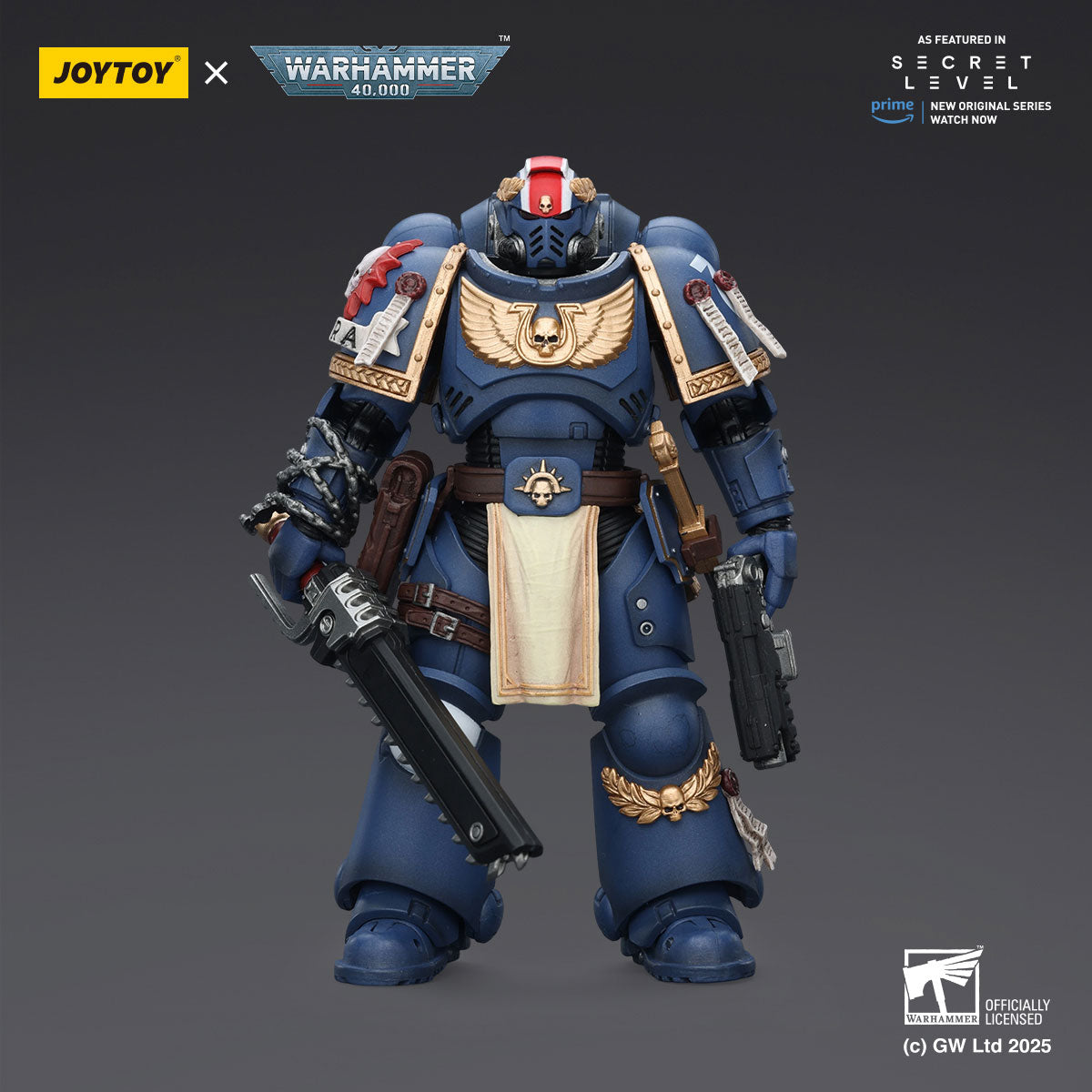JOYTOY Warhammer 40K Ultramarines Titus figure