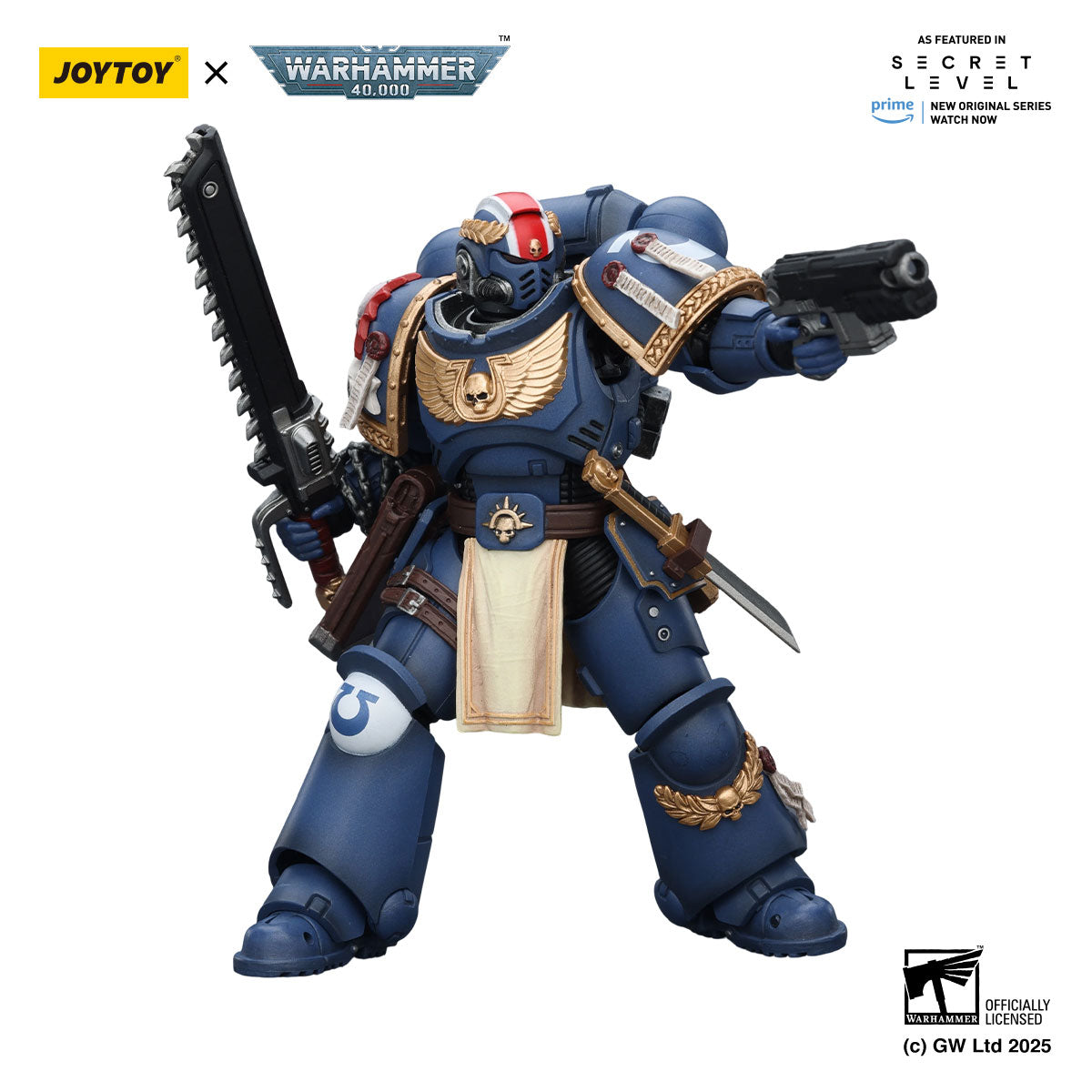 JOYTOY Warhammer 40K Ultramarines Titus figure