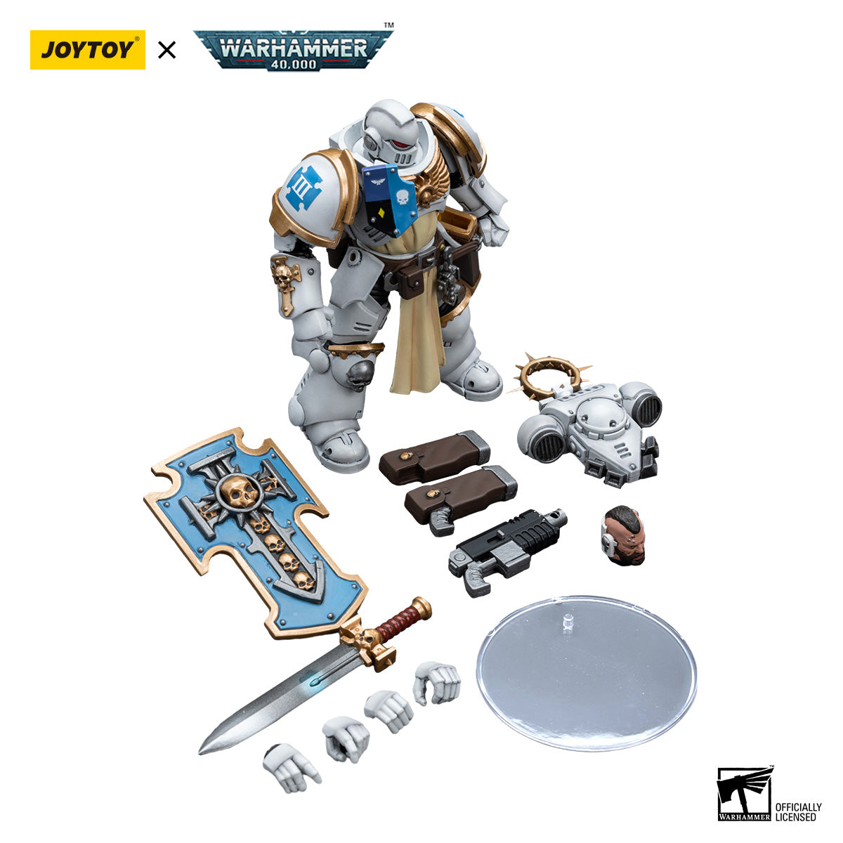 JOYTOY Warhammer 40K White Consuls Bladeguard Veteran figure