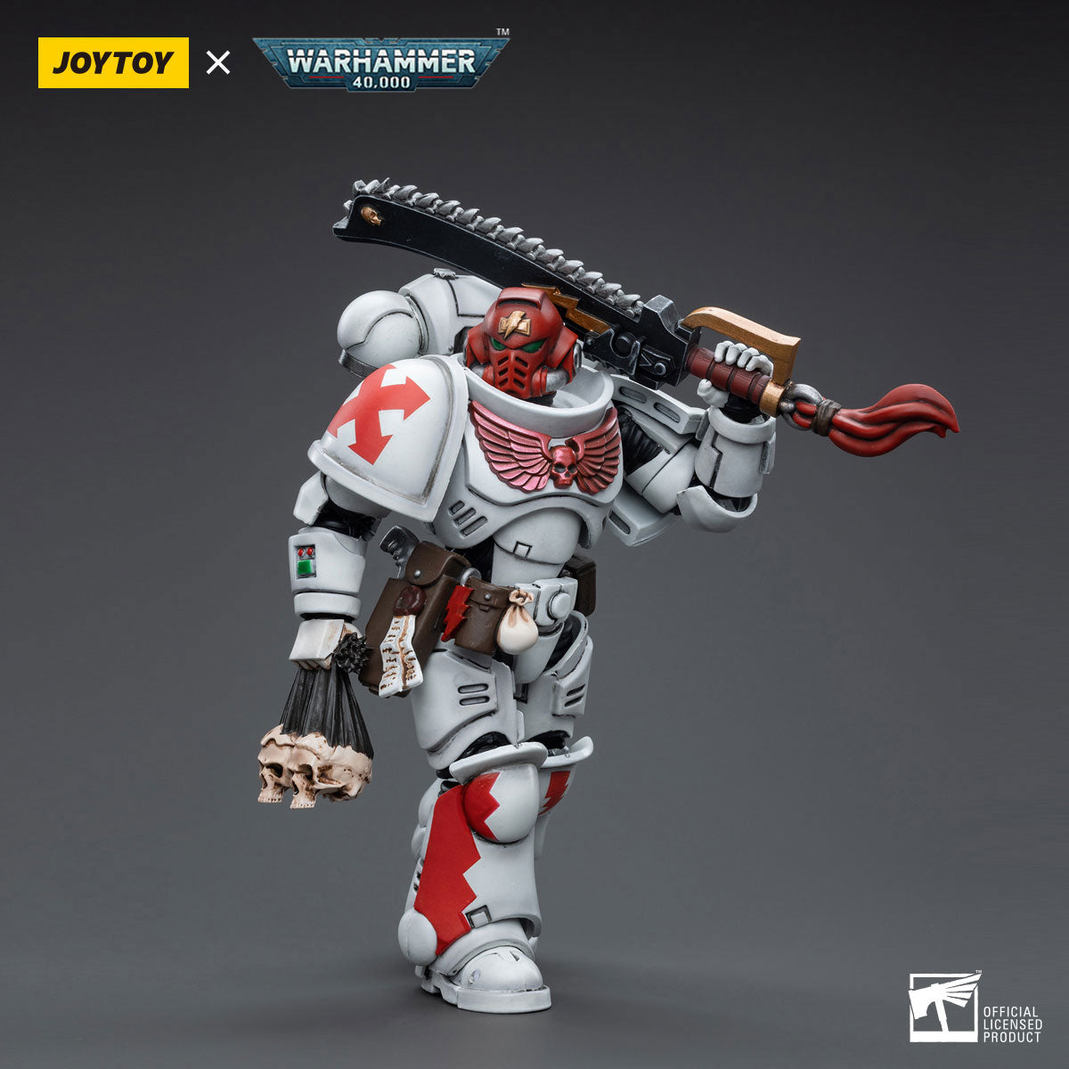 JOYTOY Warhammer 40K White Scars Assault lntercessor Sergeant Tsendbaatar figure