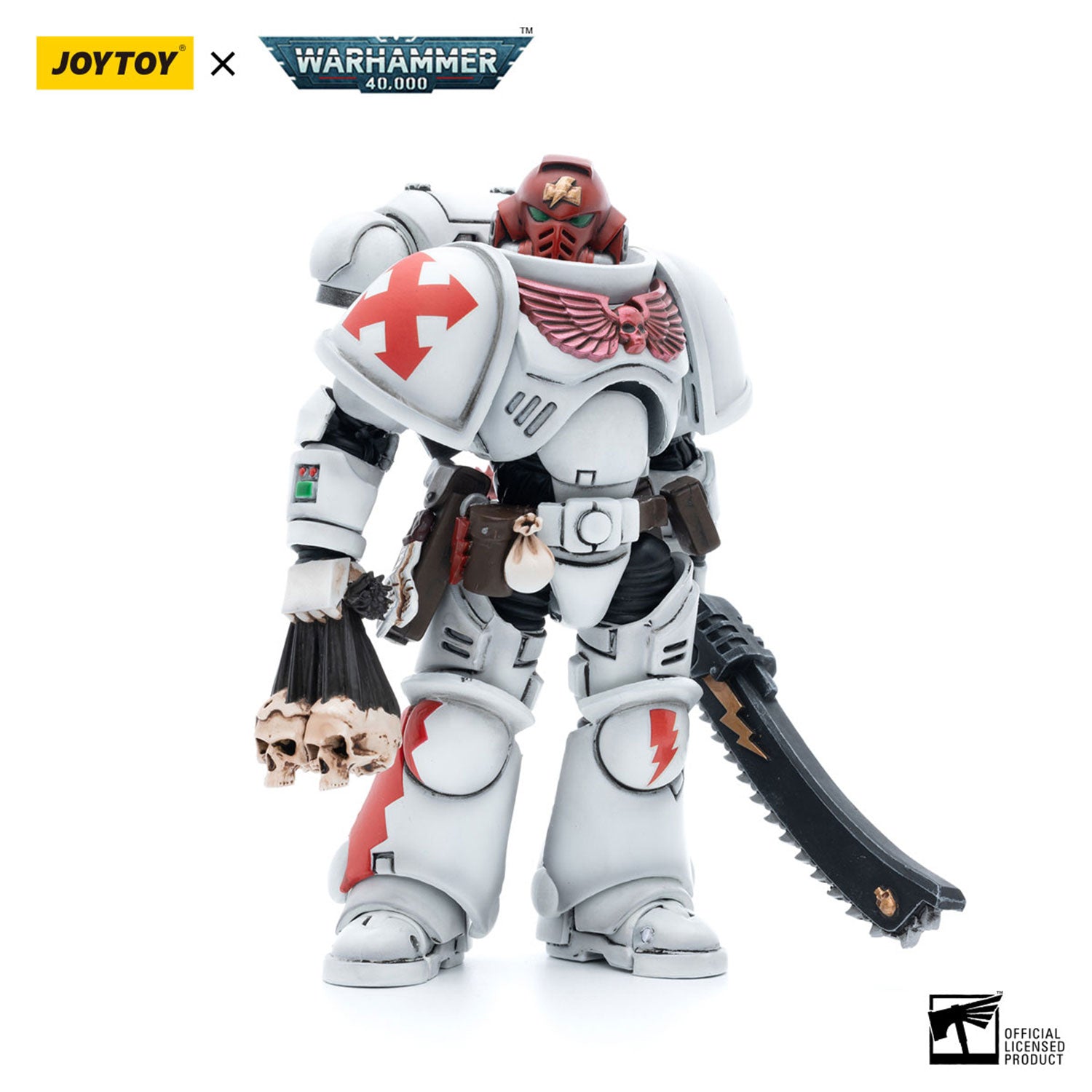JOYTOY Warhammer 40K White Scars Assault lntercessor Sergeant Tsendbaatar figure