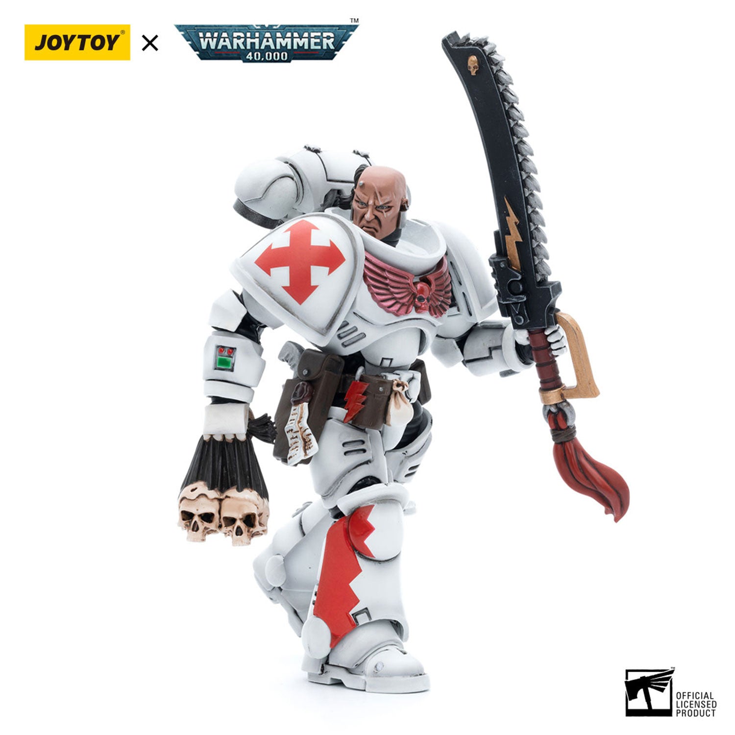 JOYTOY Warhammer 40K White Scars Assault lntercessor Sergeant Tsendbaatar figure