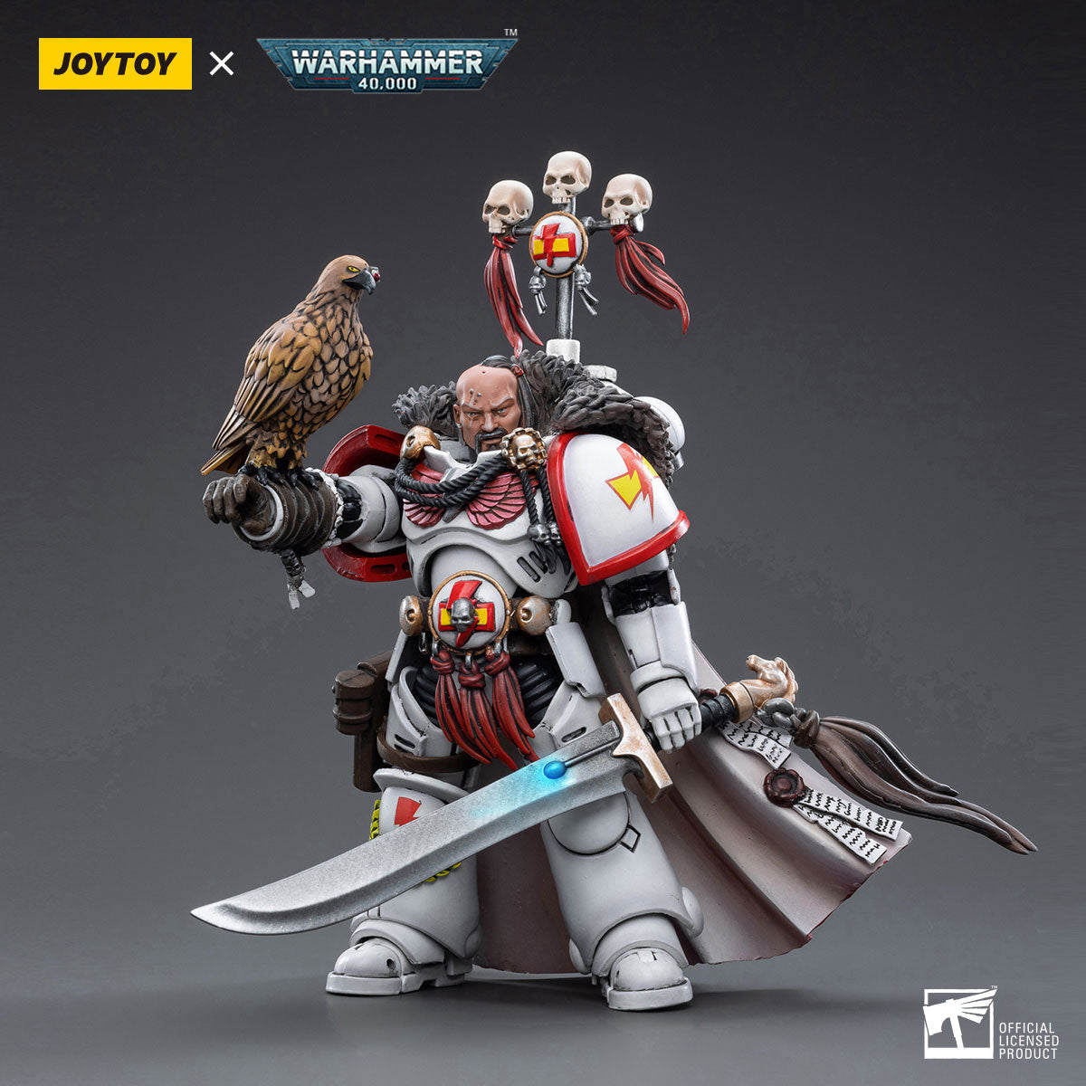 JOYTOY Warhammer 40K White Scars Captain Kor'sarro Khan figure