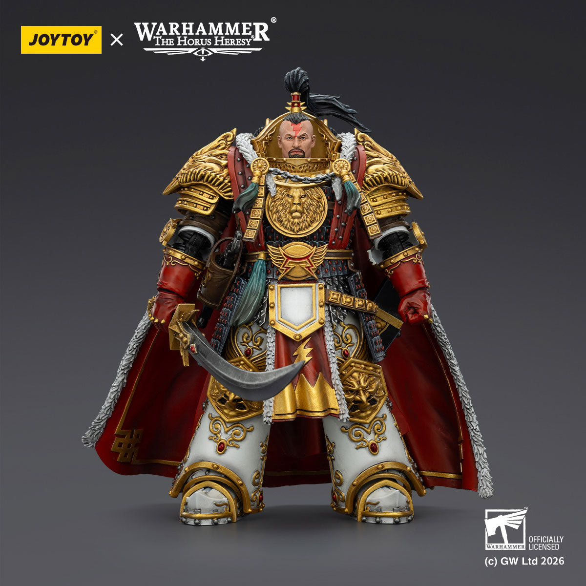 JOYTOY Horus Heresy White Scars Jaghatai Khan Primarch of the Vth Legion figure