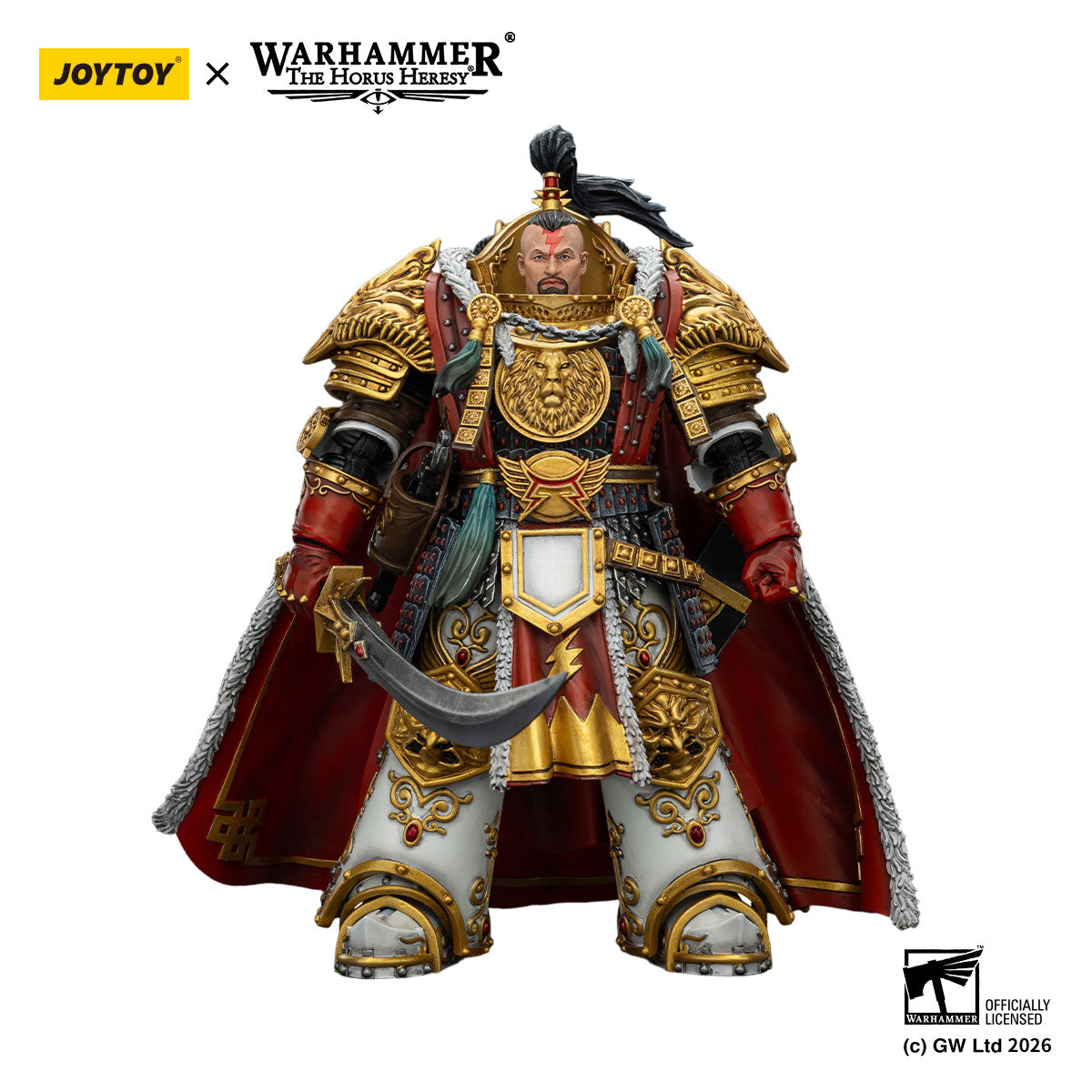 JOYTOY Horus Heresy White Scars Jaghatai Khan Primarch of the Vth Legion figure