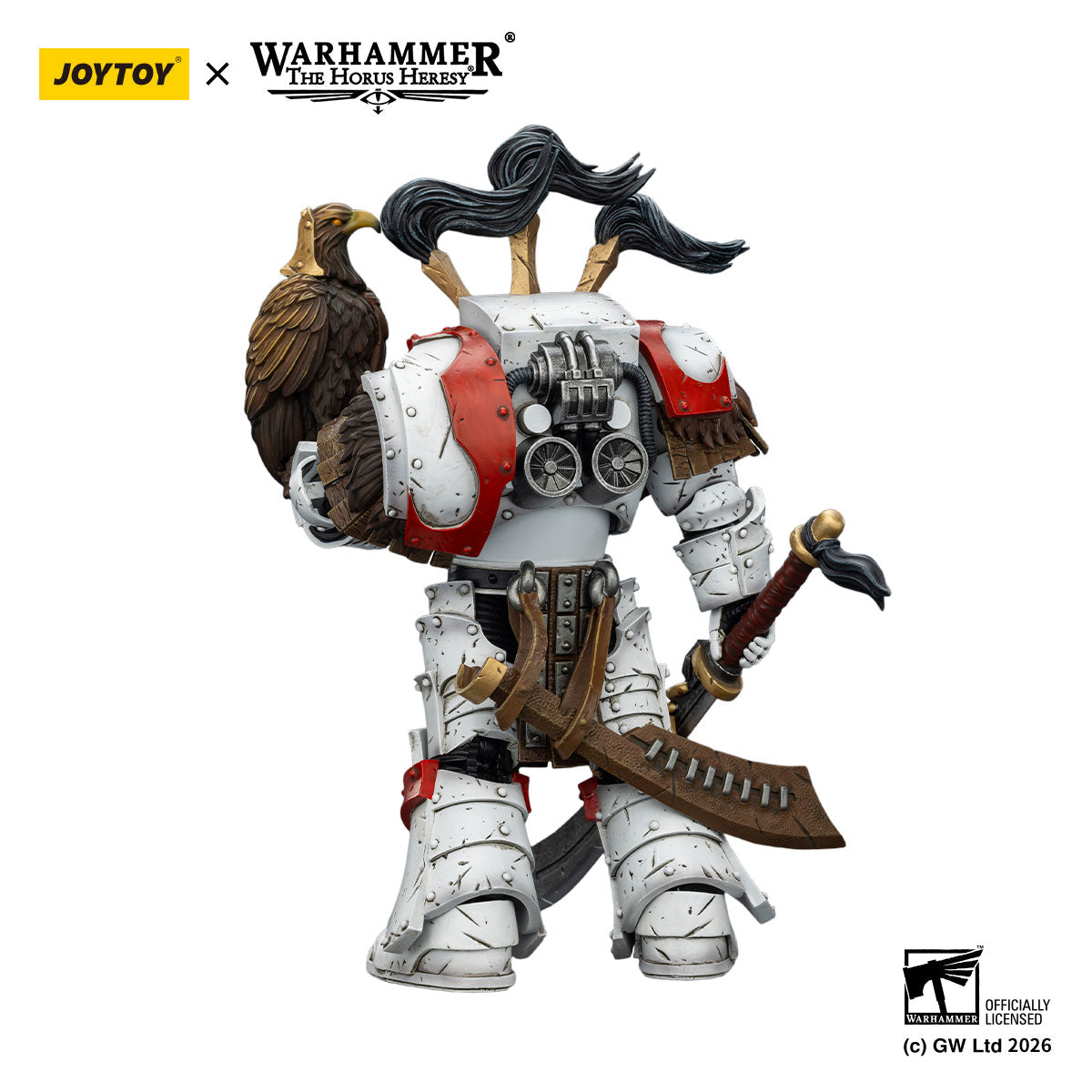 JOYTOY Horus Heresy White Scars Legion Praetor in Cataphractii Terminator Armour figure