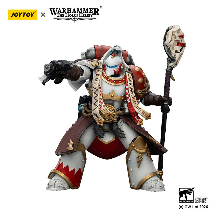 JOYTOY Horus Heresy White Scars Stormseer Consul figure