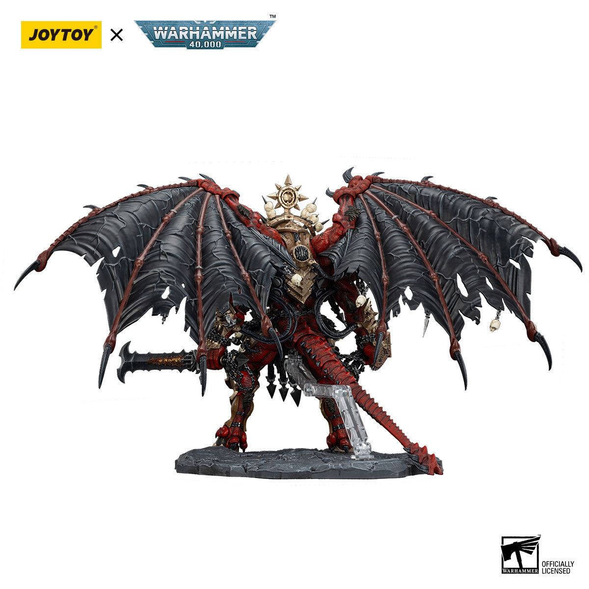 JOYTOY Warhammer 40K World Eaters Angron Daemon Primarch of Khorne figure