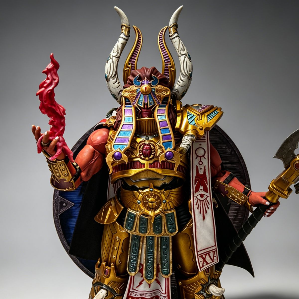 Thousand Sons Magnus the Red Primarch Helmet – Upgrade Part - Image 2