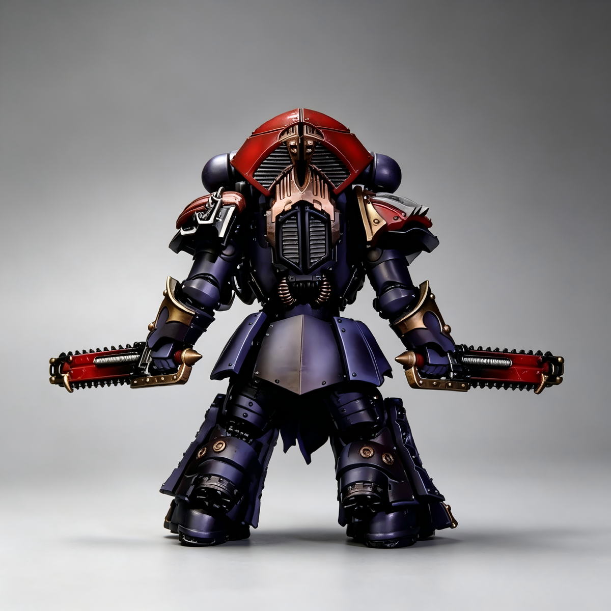 Night Lords Contemptor Dreadnought - 1/18 Custom (Dual Chainfists & Lightning Armor) - Image 3