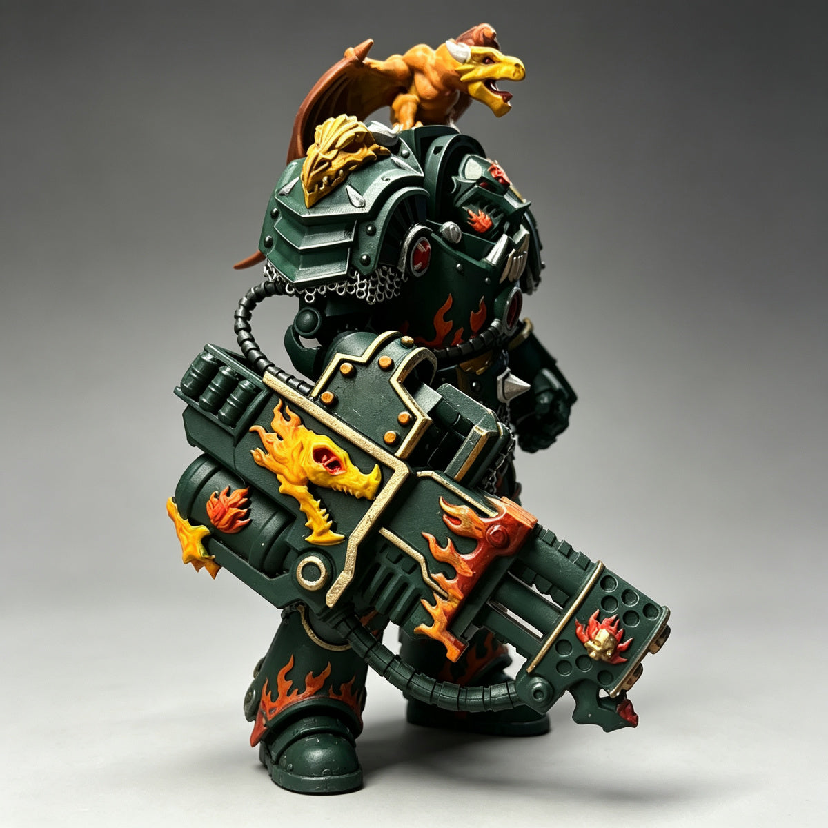 Salamanders Praetor in Terminator Armour 1/18 Scale Custom Action Figure - Image 3