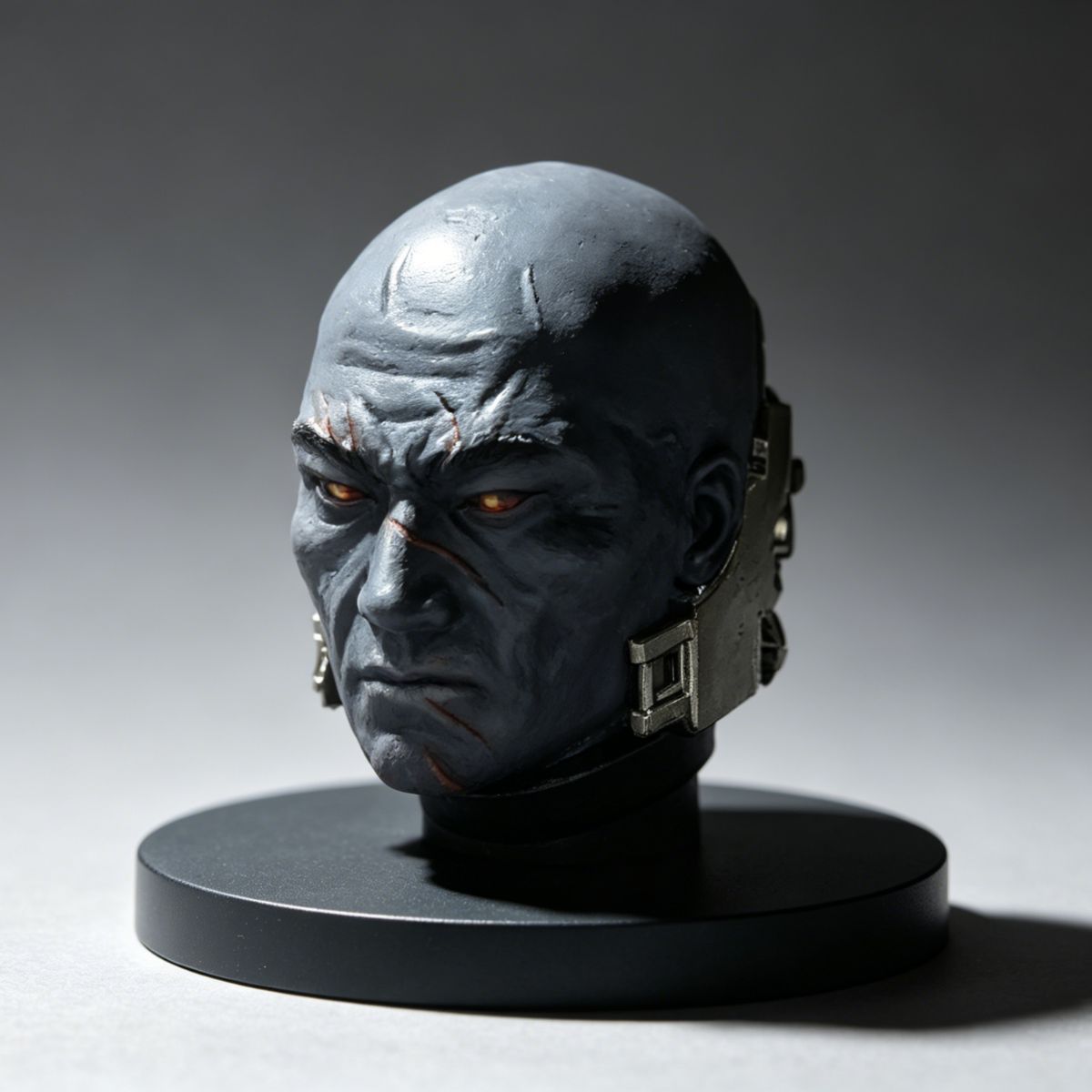 Salamanders Vulkan He'stan Style Unhelmeted Head Sculpt – Upgrade Part - Image 3