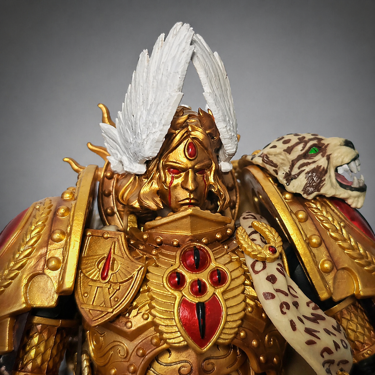 Blood Angels Sanguinius Winged Head Sculpt – Upgrade Part - Image 2