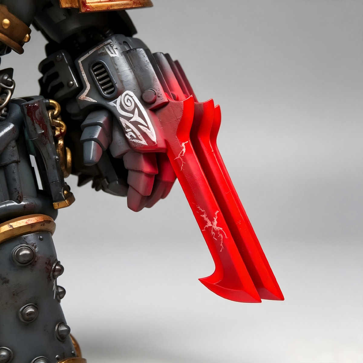 Carcharodons Tyberos the Red Wake - 1/18 Custom Figure(Customizable Claw Colors) - Image 5