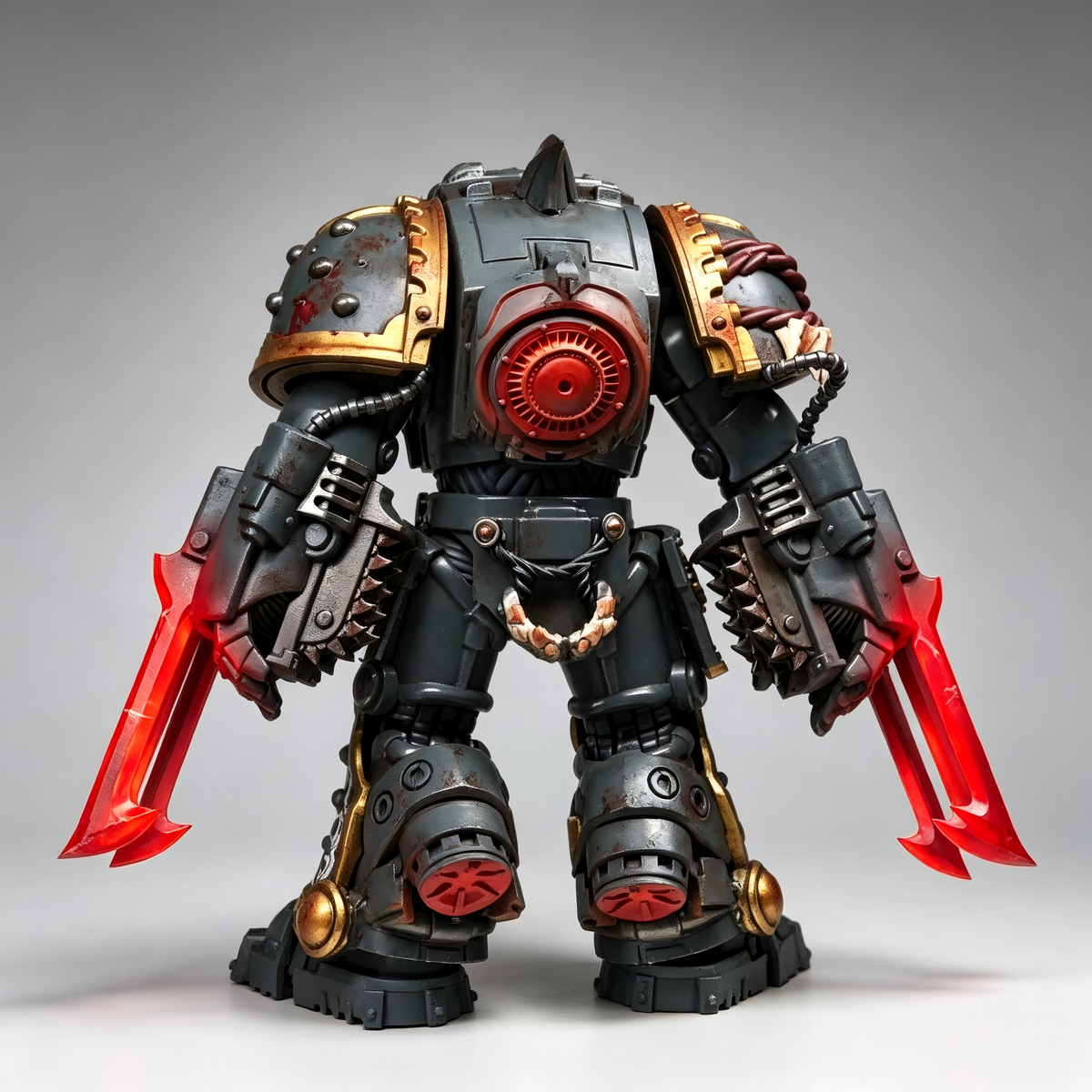 Carcharodons Tyberos the Red Wake - 1/18 Custom Figure(Customizable Claw Colors) - Image 6