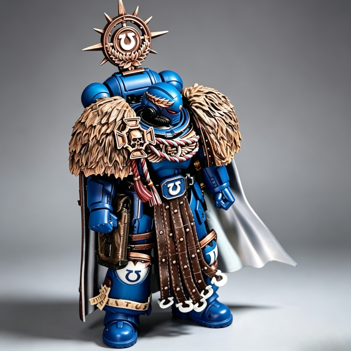Ultramarines Captain Titus - Custom Painted Figure - Image 3