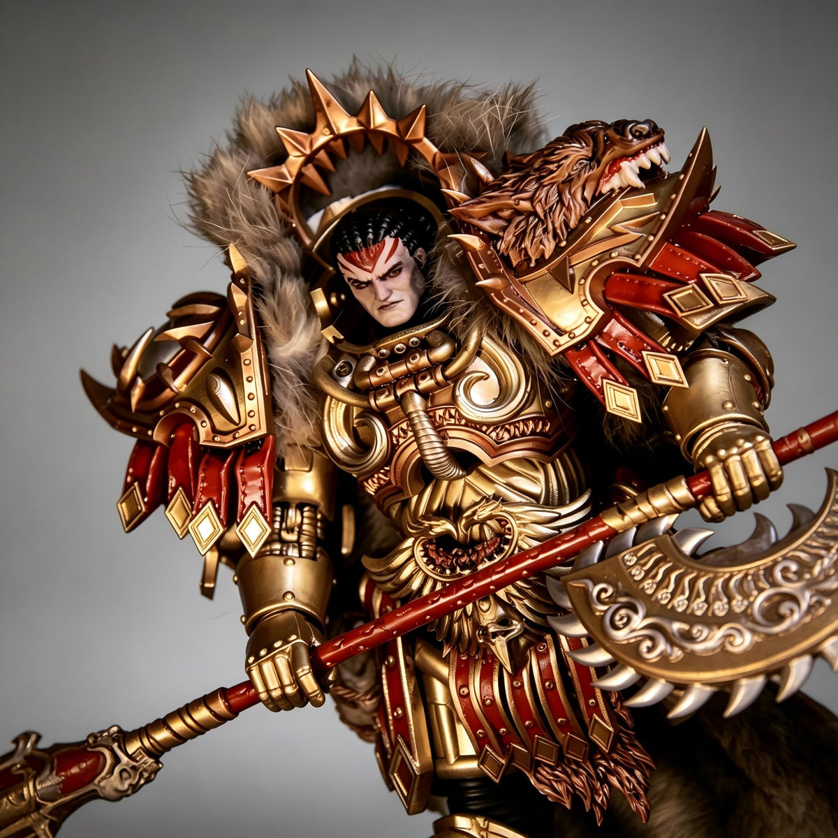 World Eaters Primarch Angron Pre-Daemonhood 30K Horus Heresy 1/18 Scale Custom Action Figure - Image 4