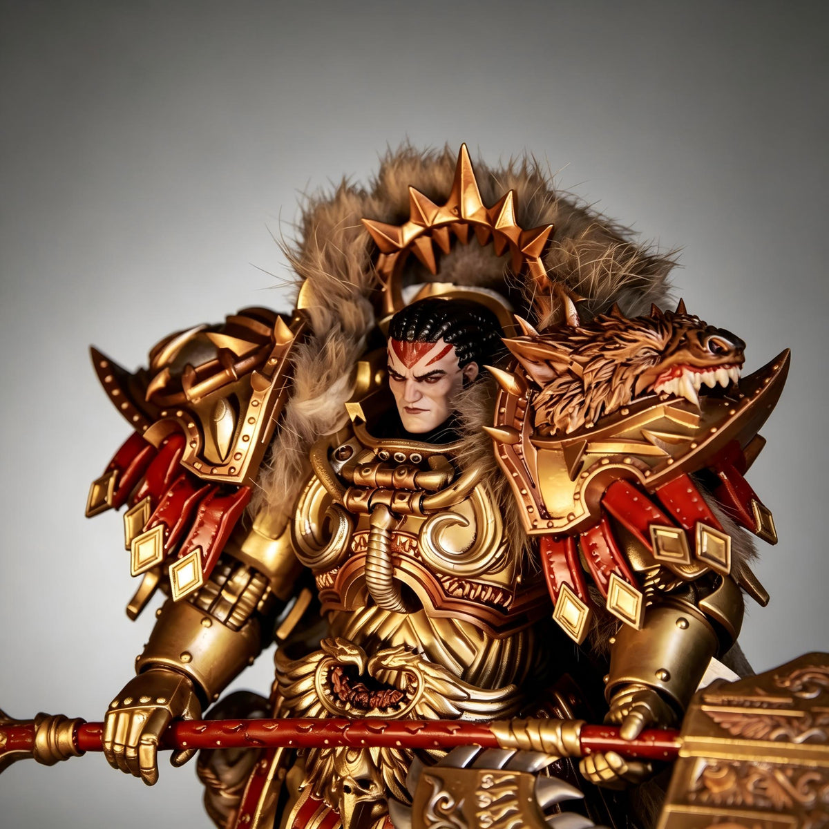World Eaters Primarch Angron Pre-Daemonhood 30K Horus Heresy 1/18 Scale Custom Action Figure - Image 6