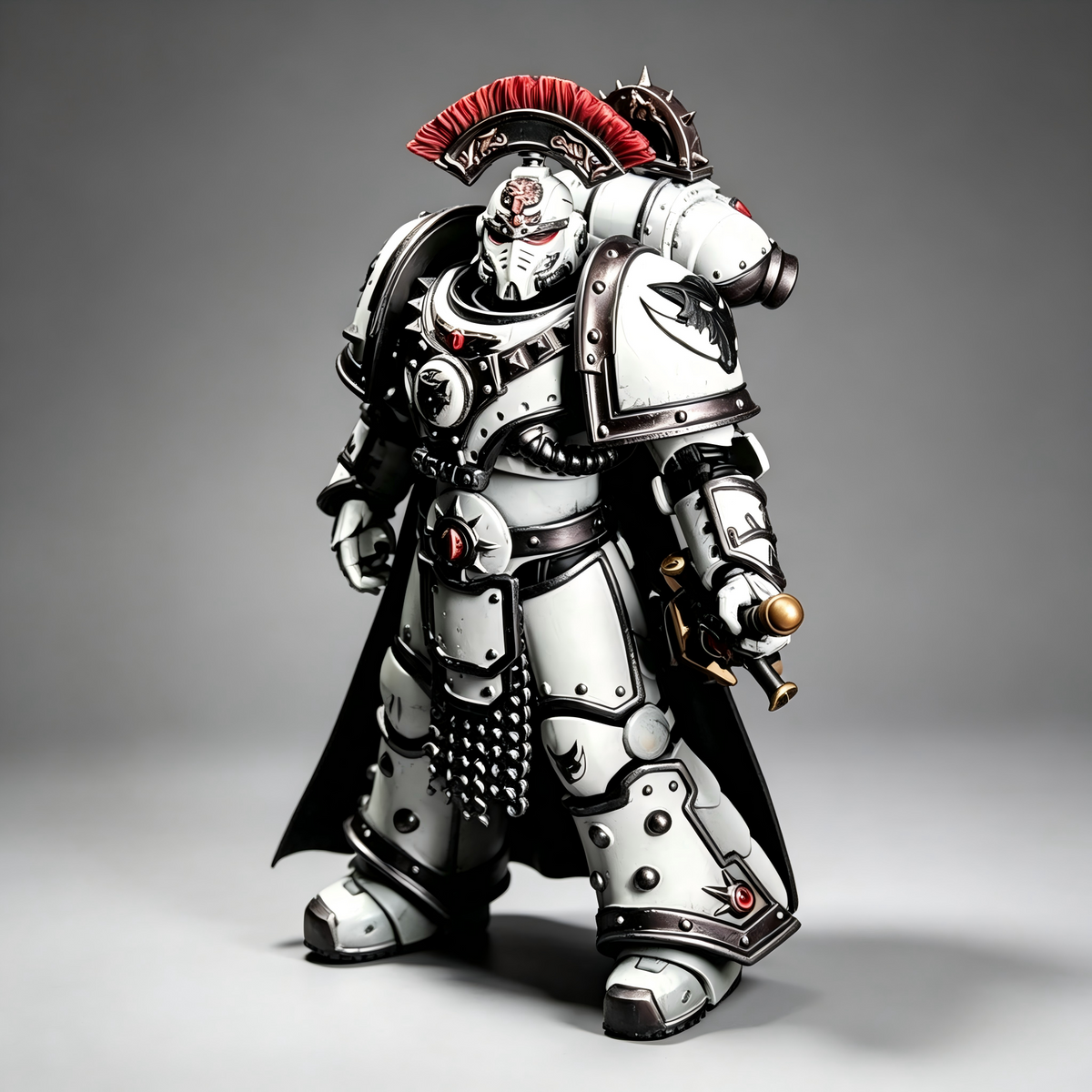 XVI Legion Lunar Wolf Captain (Dual Pauldron Edition) - Custom Figure - Image 3